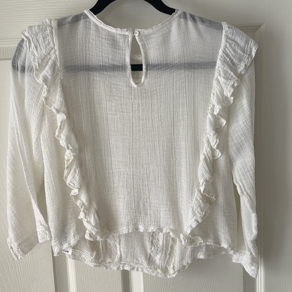 Free People Ruffle Top - Picture 2 of 5